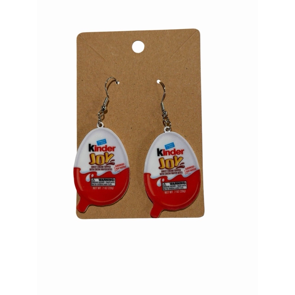 New Novelty Fashion Earrings chocolate‎ candy egg
